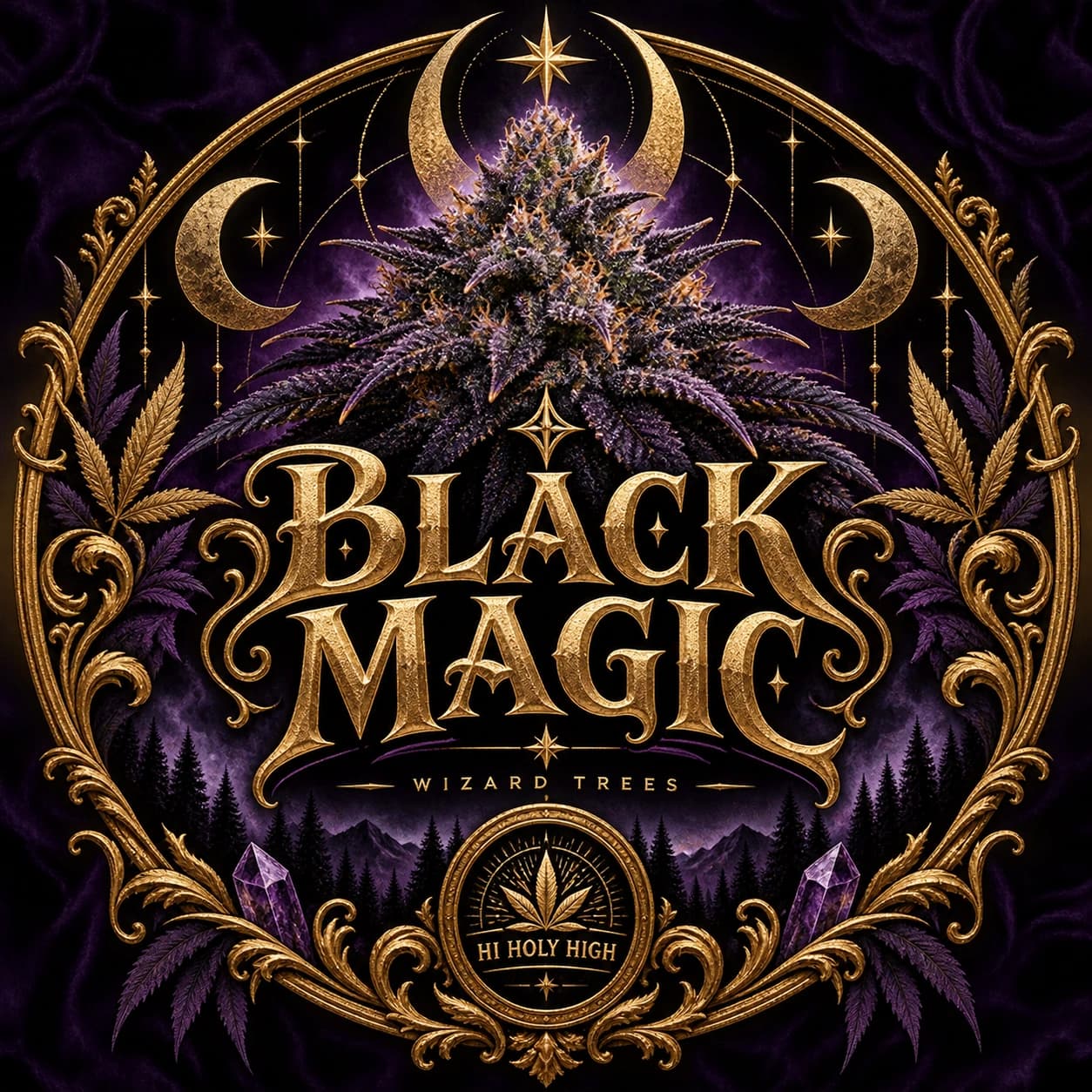Pack Wizard Trees · Black Magic + Tea Time + Lime Light