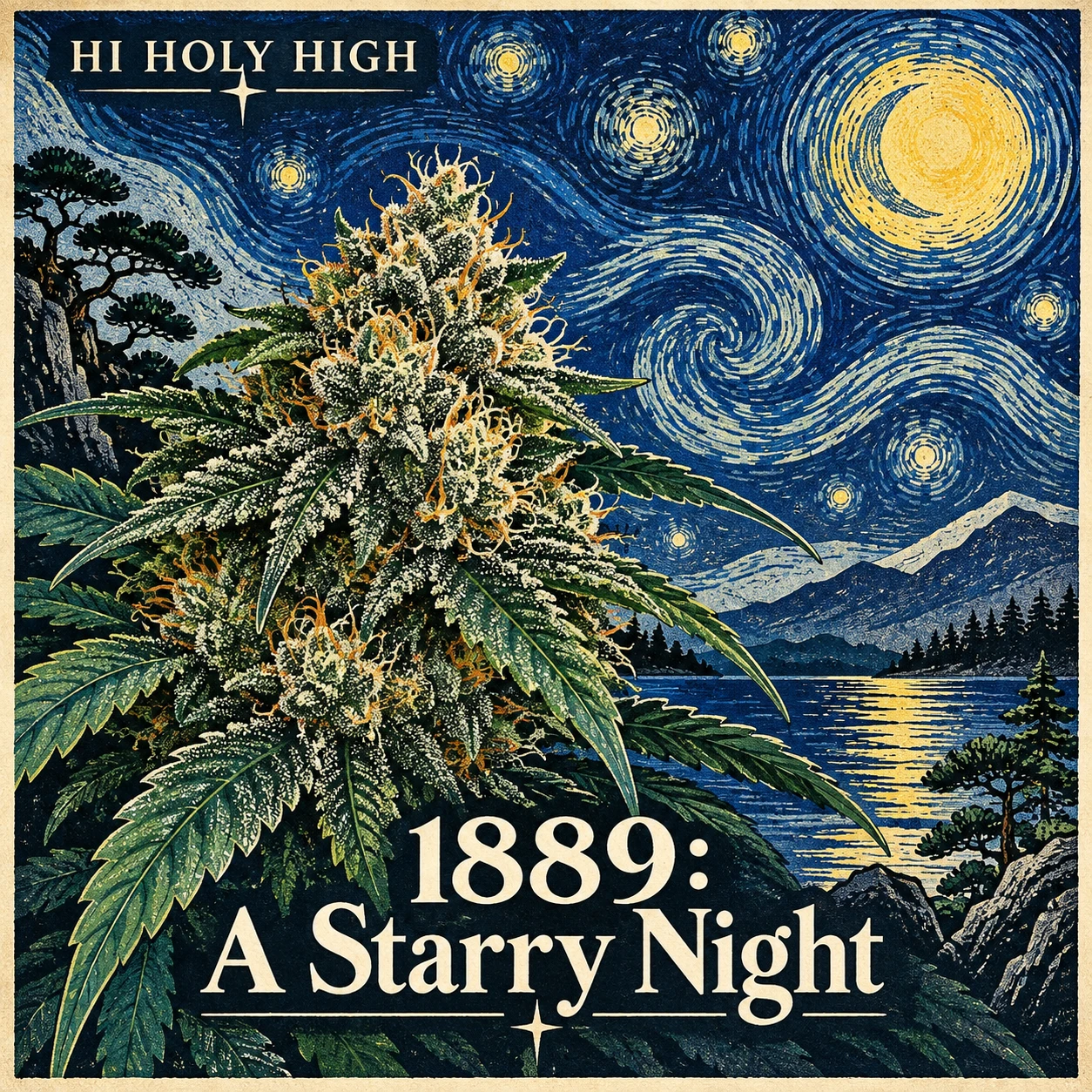 Provisional artwork B-S2 · 1889: A Starry Night