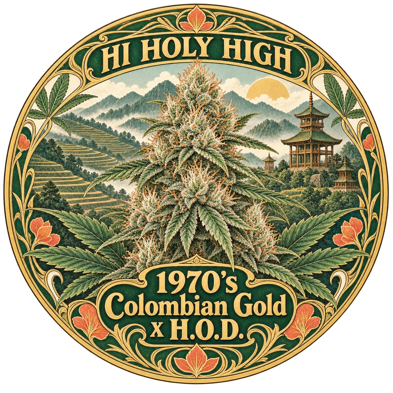 Arte provisional B-R1 · 1970's Colombian Gold x H.O.D.