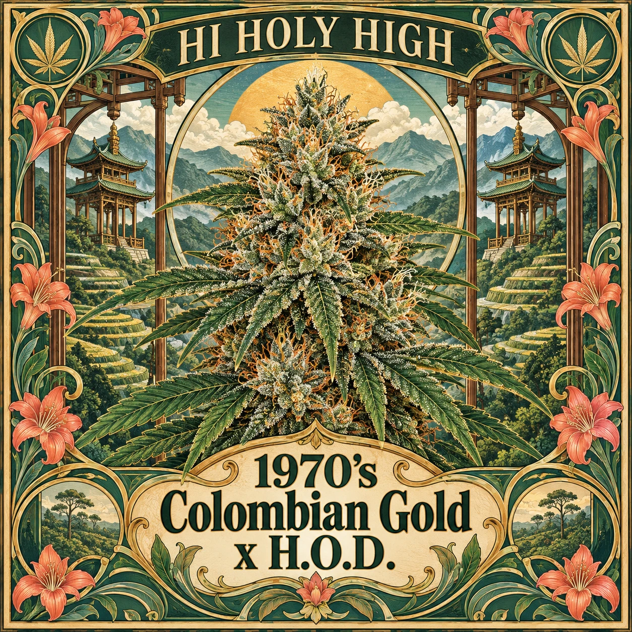 Arte provisional B-S1 · 1970's Colombian Gold x H.O.D.