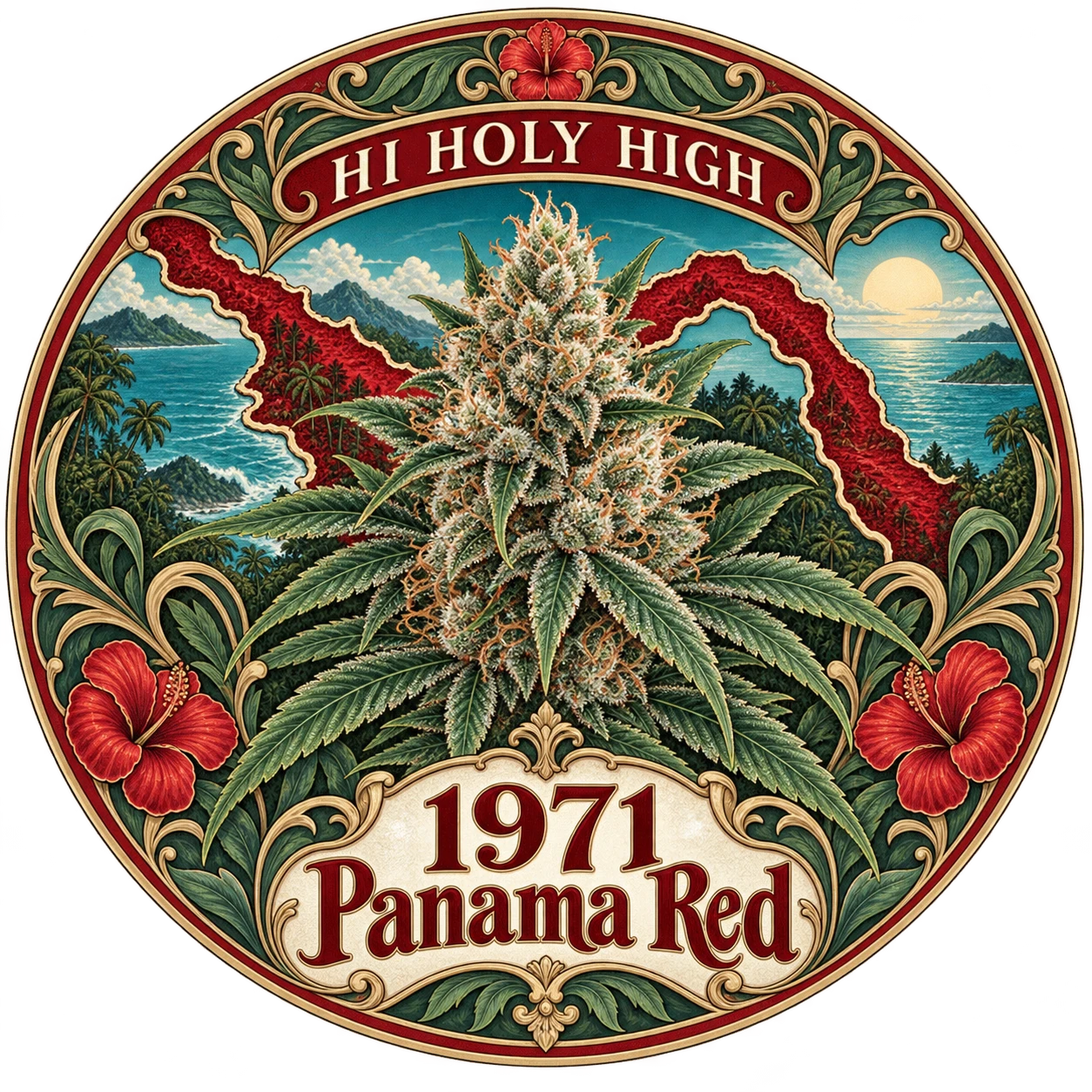 Provisional artwork B-R1 · 1971 Panama Red