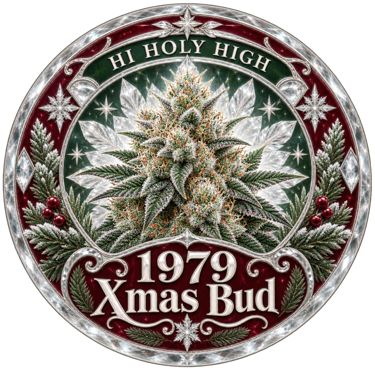 Arte provisional C-R1 · 1979 Xmas Bud