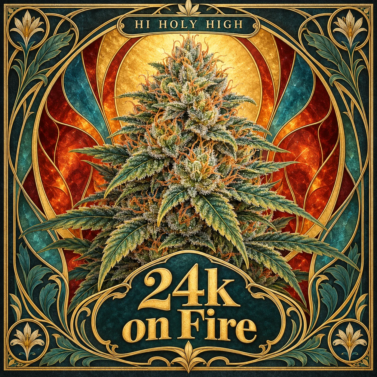 Arte provisional B-S1 · 24k on Fire
