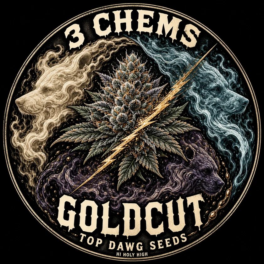 Bestbewertete runde Kunst für 3 Chems “Goldcut”
