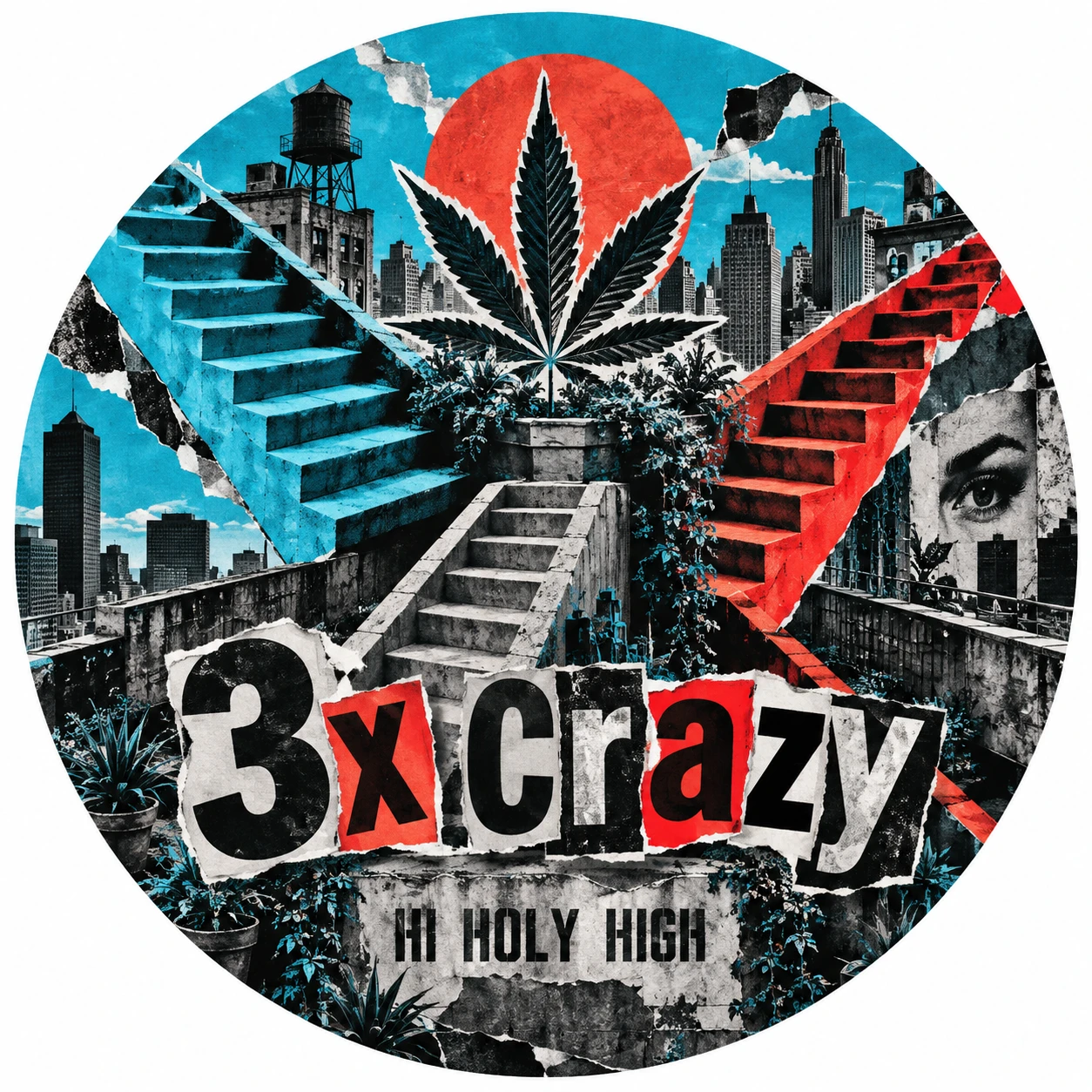 Arte provisional A-R1 · 3x Crazy