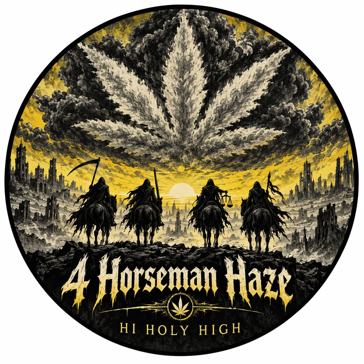 Arte provisional A-R1 · 4 Horseman Haze