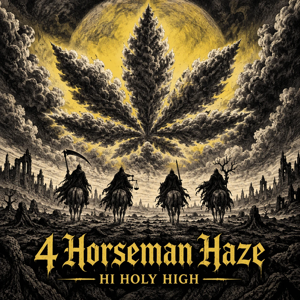Arte provisional A-S1 · 4 Horseman Haze