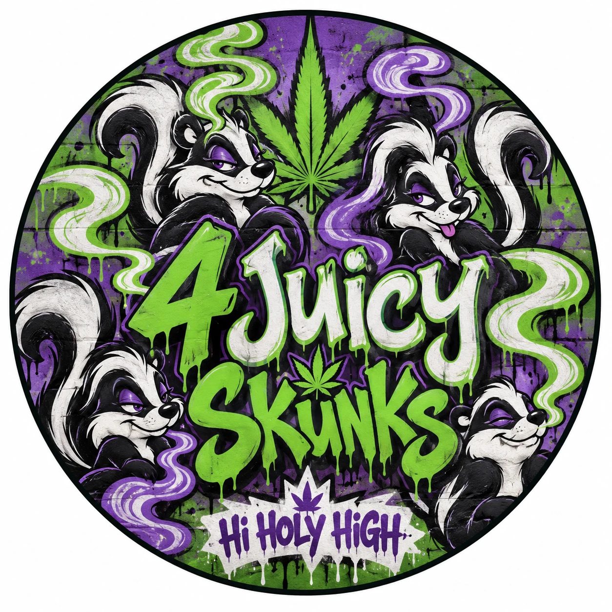 Arte provisional A-R1 · 4 Juicy Skunks