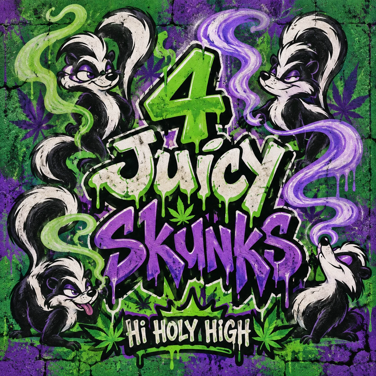 Arte provisional A-S1 · 4 Juicy Skunks