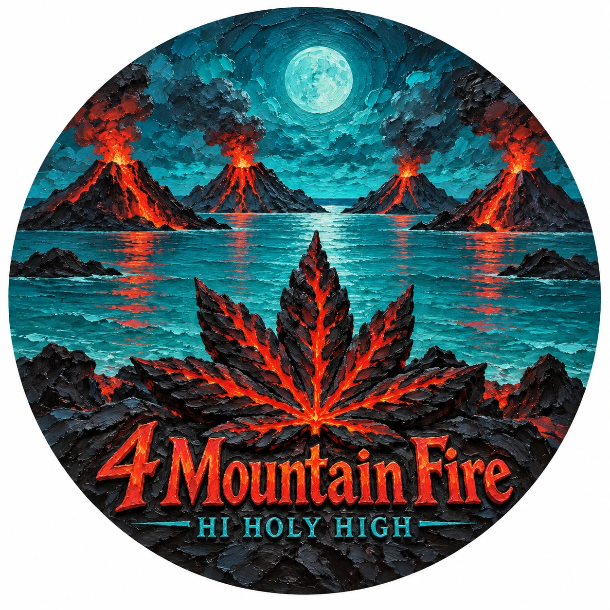 Arte provisional A-R1 · 4 Mountain Fire