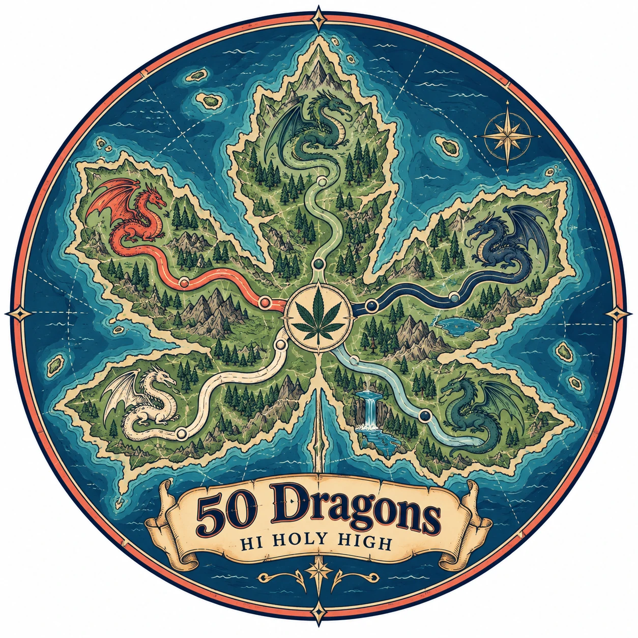 Arte provisional A-R1 · 50 Dragons