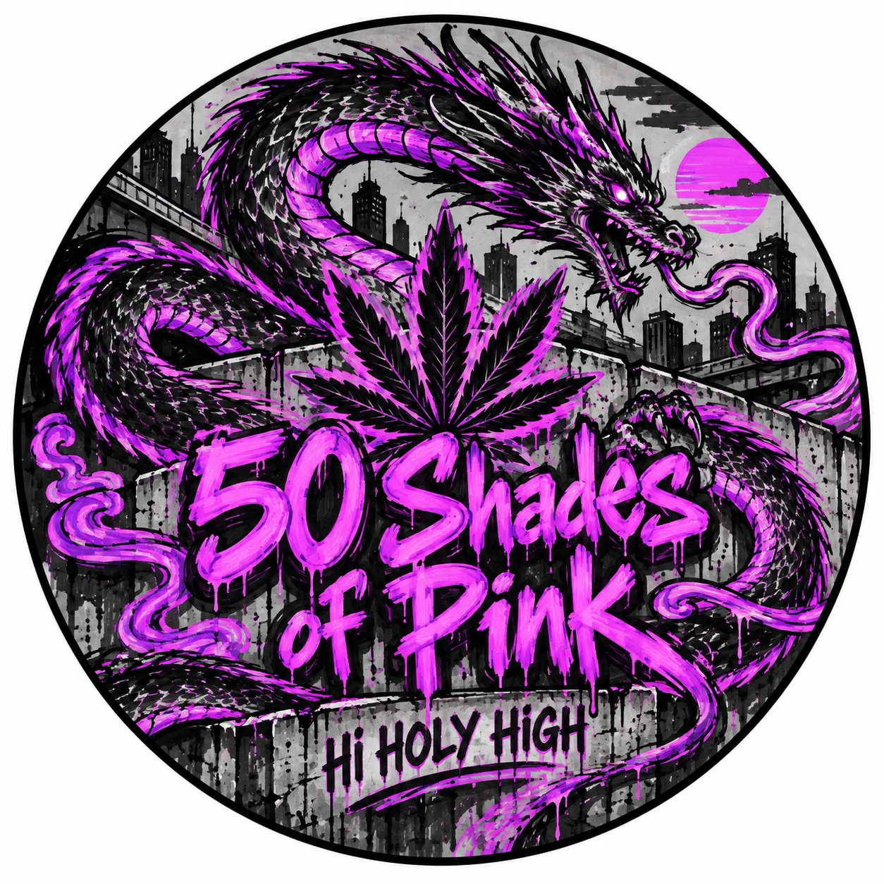 Arte provisional A-R1 · 50 Shades of Pink