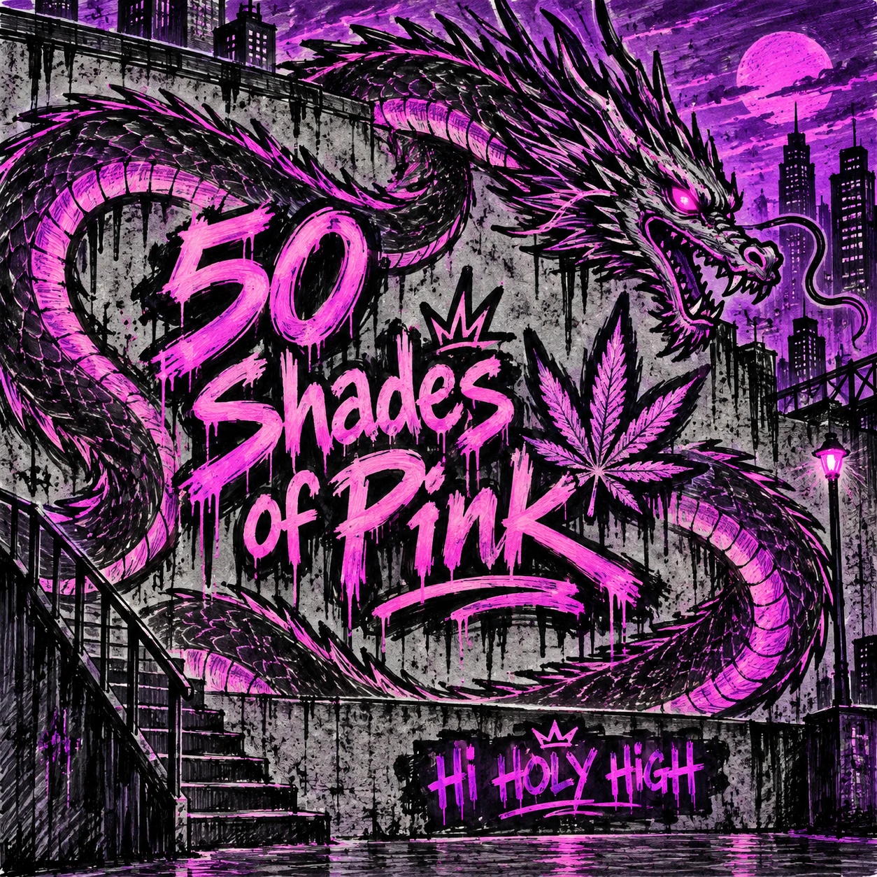 Arte provisional A-S1 · 50 Shades of Pink