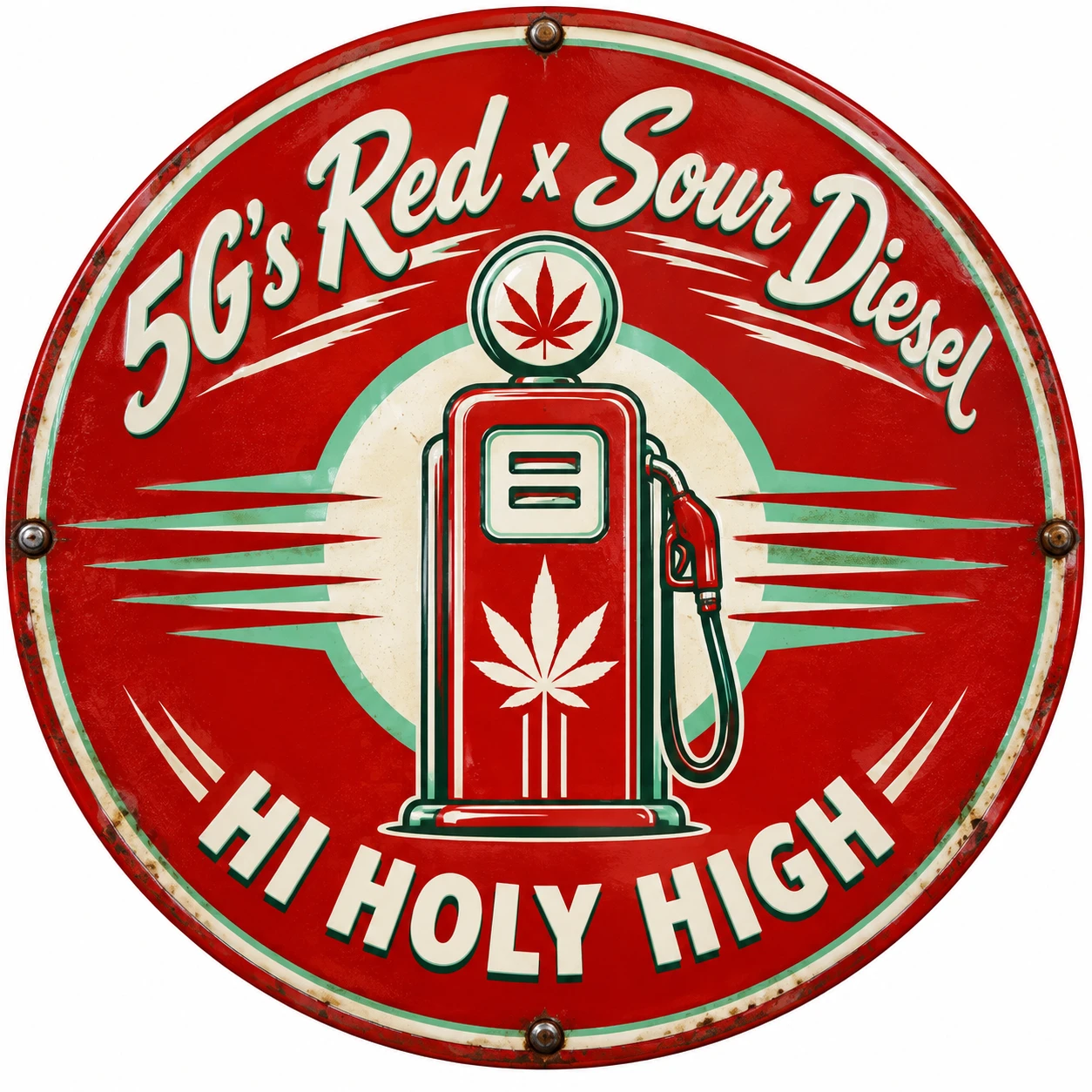 Arte provisional A-R1 · 5G's Red x Sour Diesel