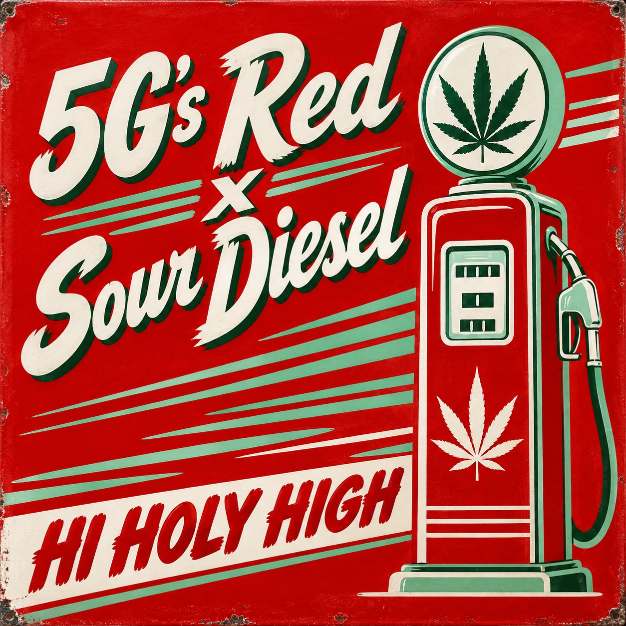 Arte provisional A-S1 · 5G's Red x Sour Diesel