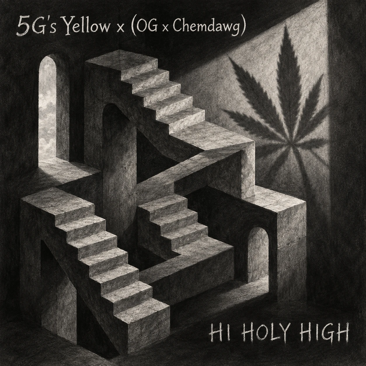 Arte provisional A-S1 · 5G's Yellow x (OG x Chemdawg)