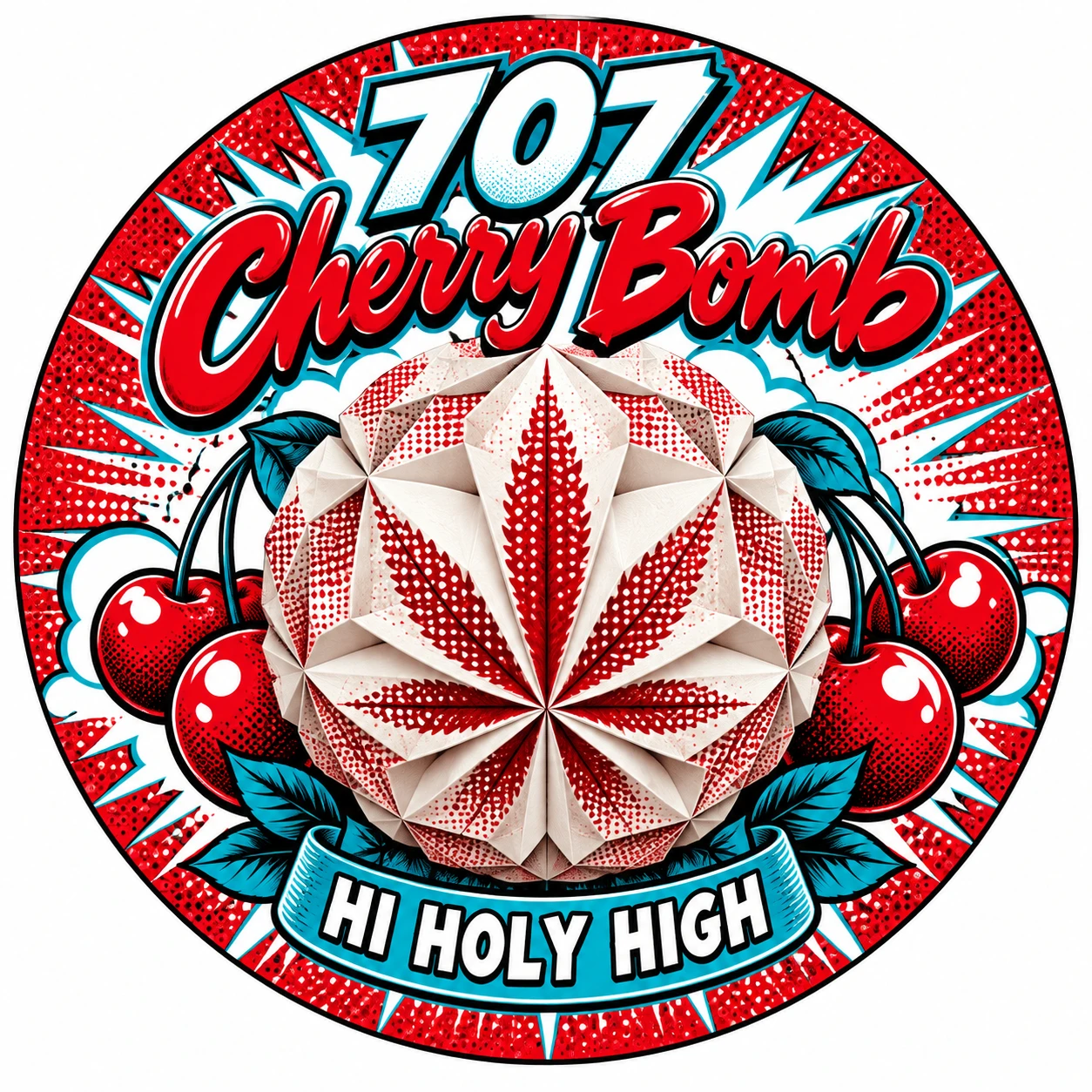 Arte provisional A-R1 · 707 Cherry Bomb