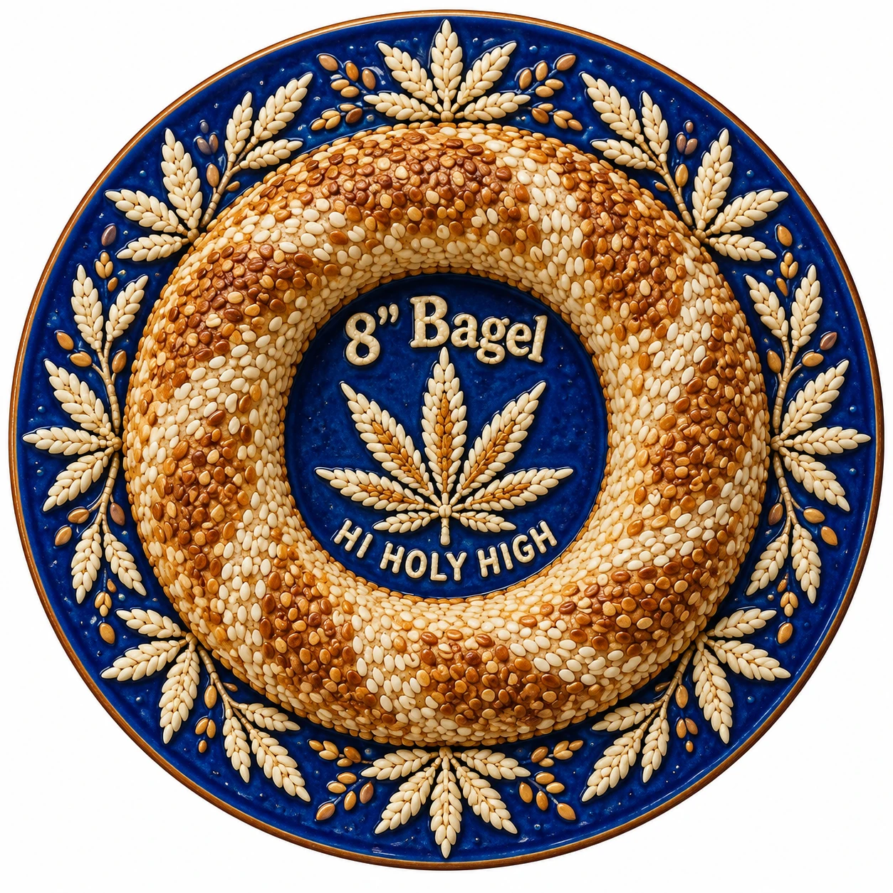 Arte provisional A-R1 · 8″ Bagel