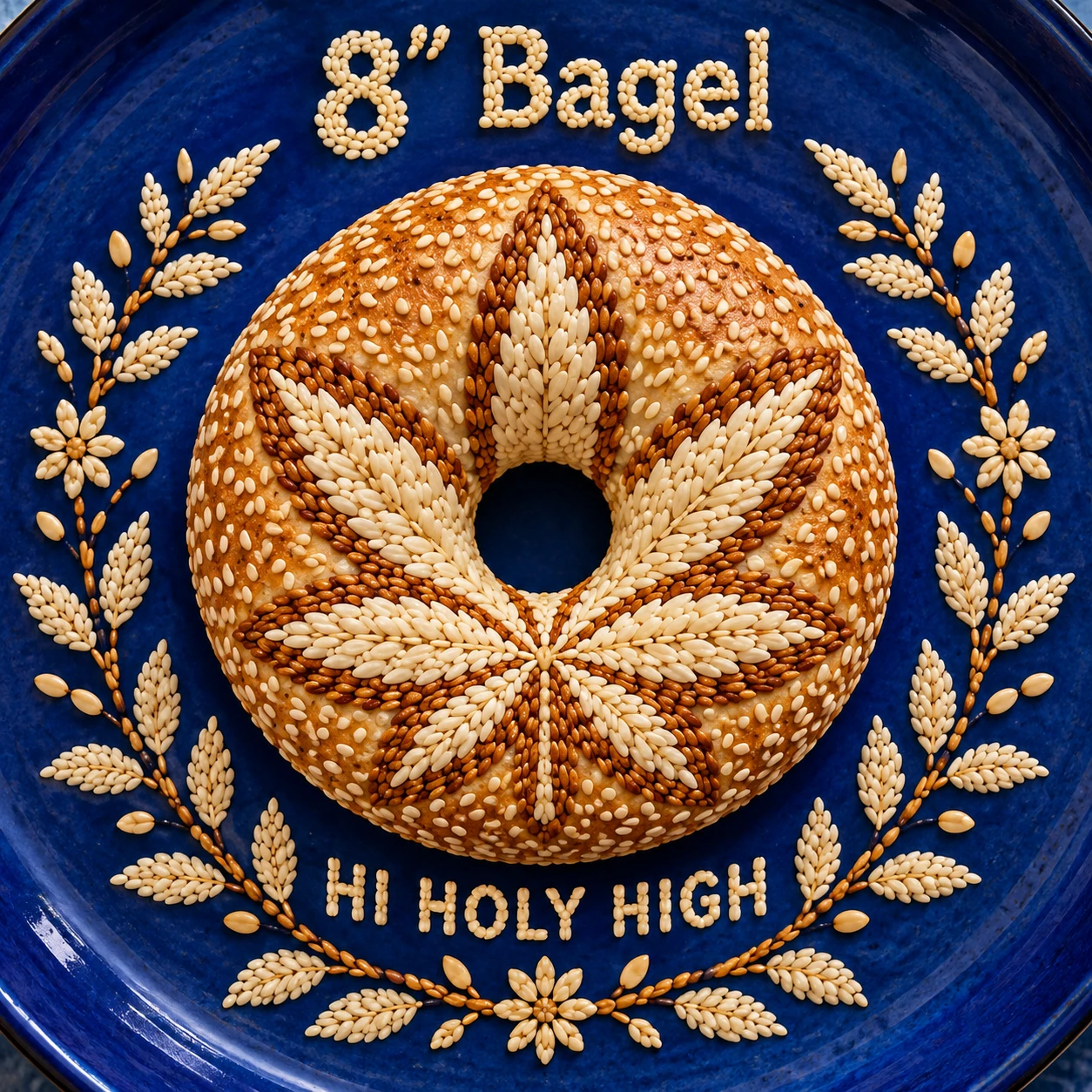 Arte provisional A-S1 · 8″ Bagel