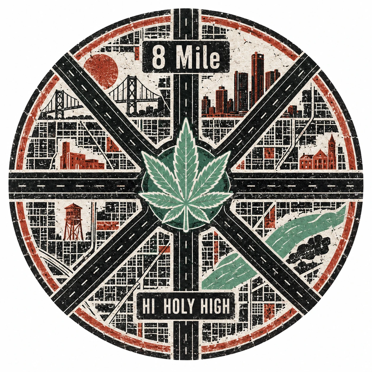 Arte provisional A-R1 · 8 Mile