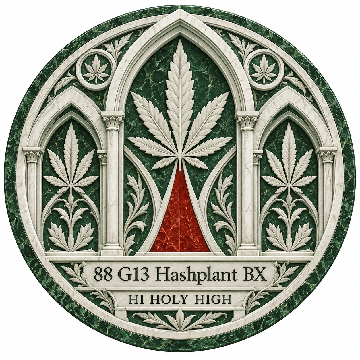 Arte provisional A-R1 · 88 G13 Hashplant BX