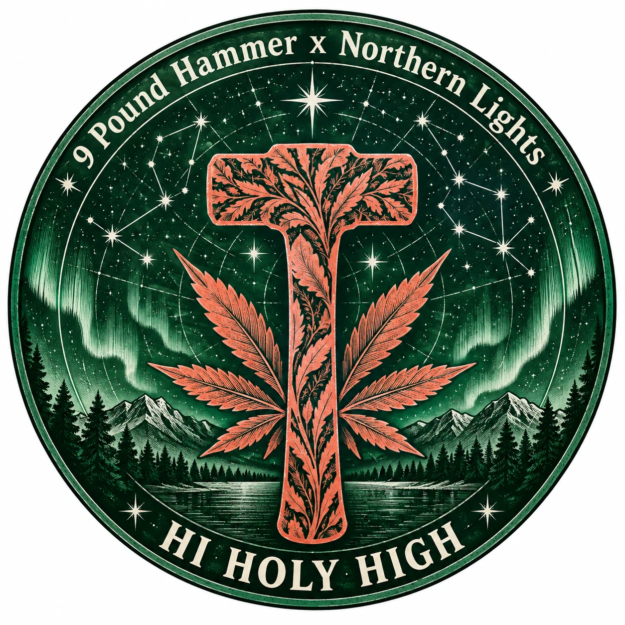 Arte provisional A-R1 · 9 Pound Hammer x Northern Lights