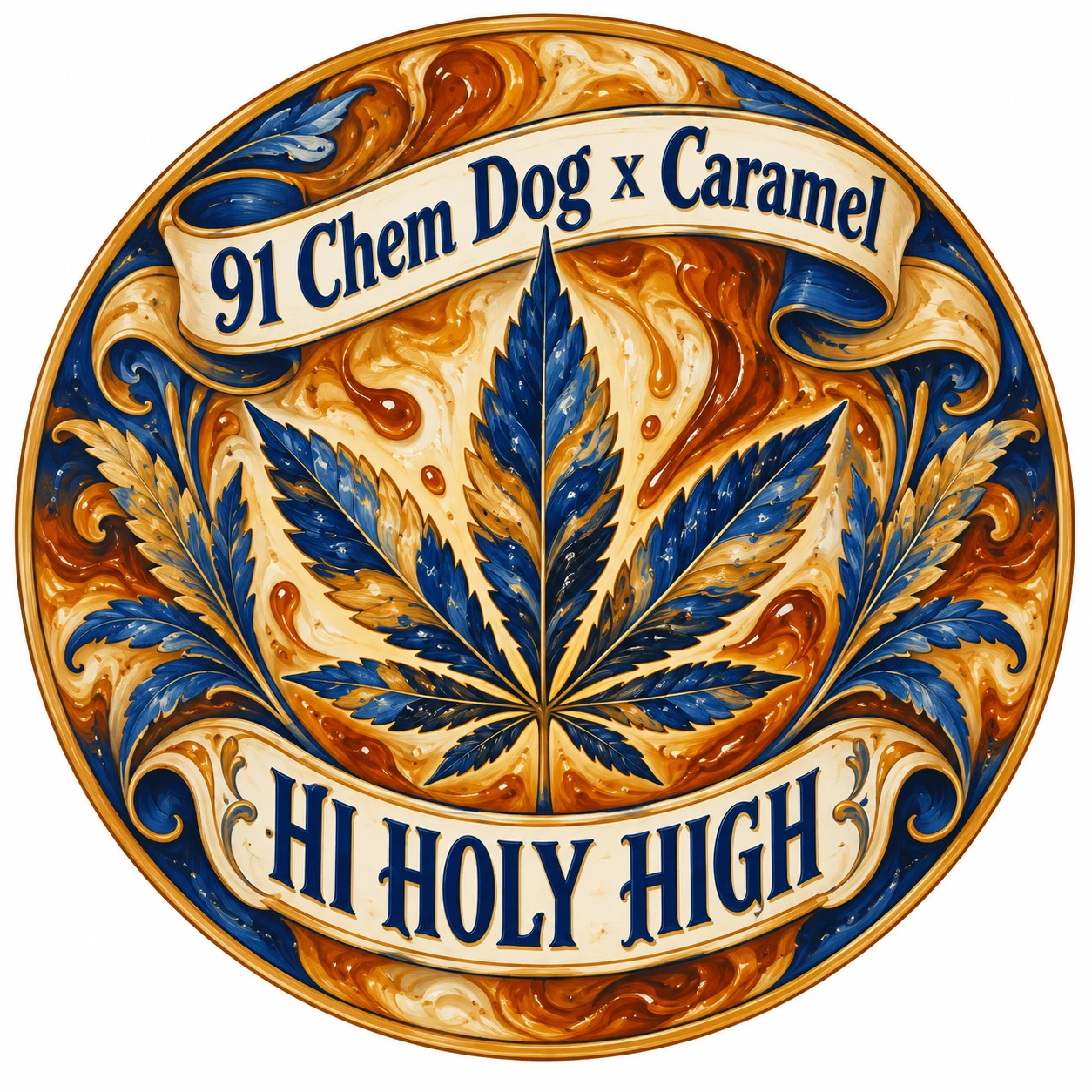 Arte provisional A-R1 · 91 Chem Dog x Caramel
