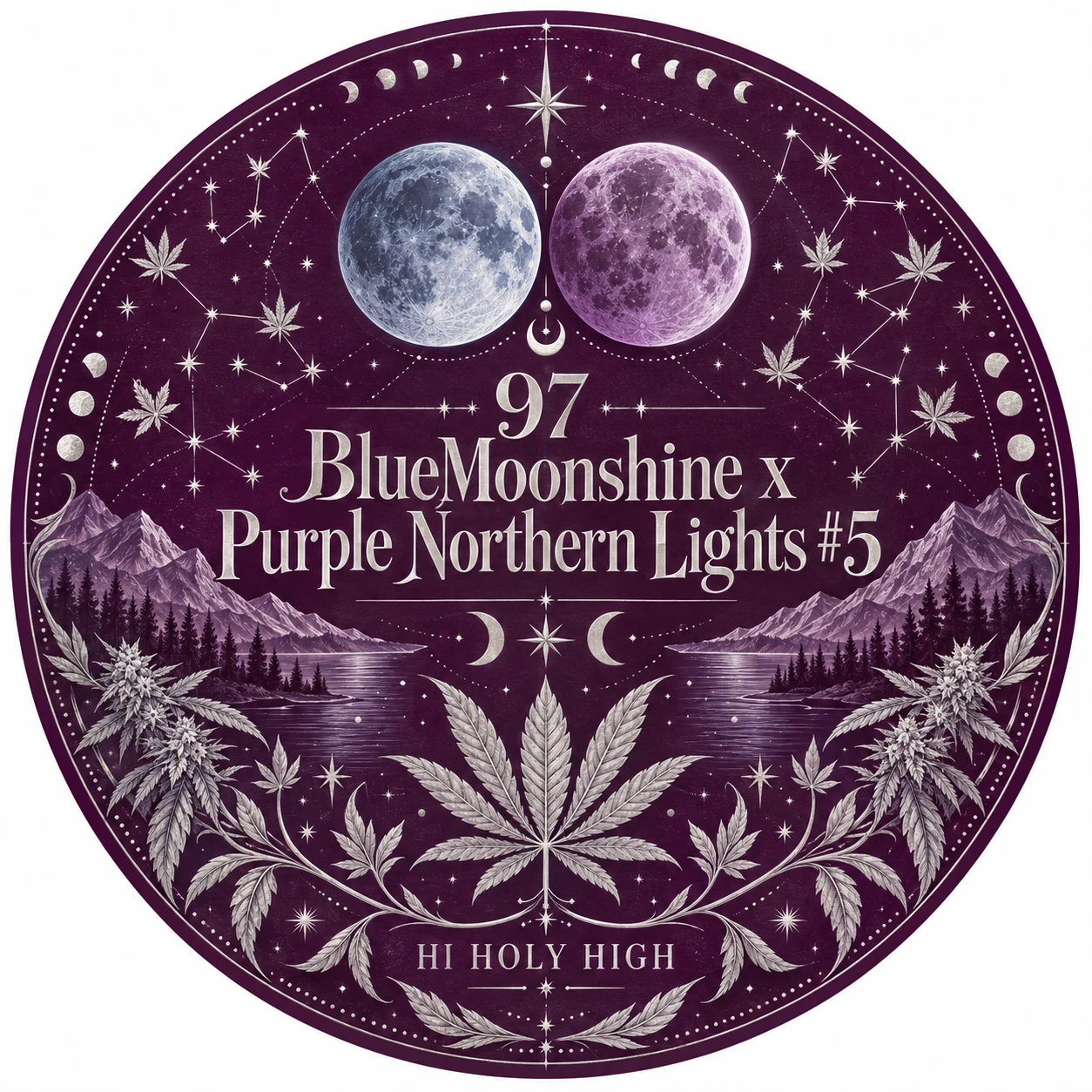 Arte provisional A-R1 · 97 BlueMoonshine x Purple Northern Lights #5