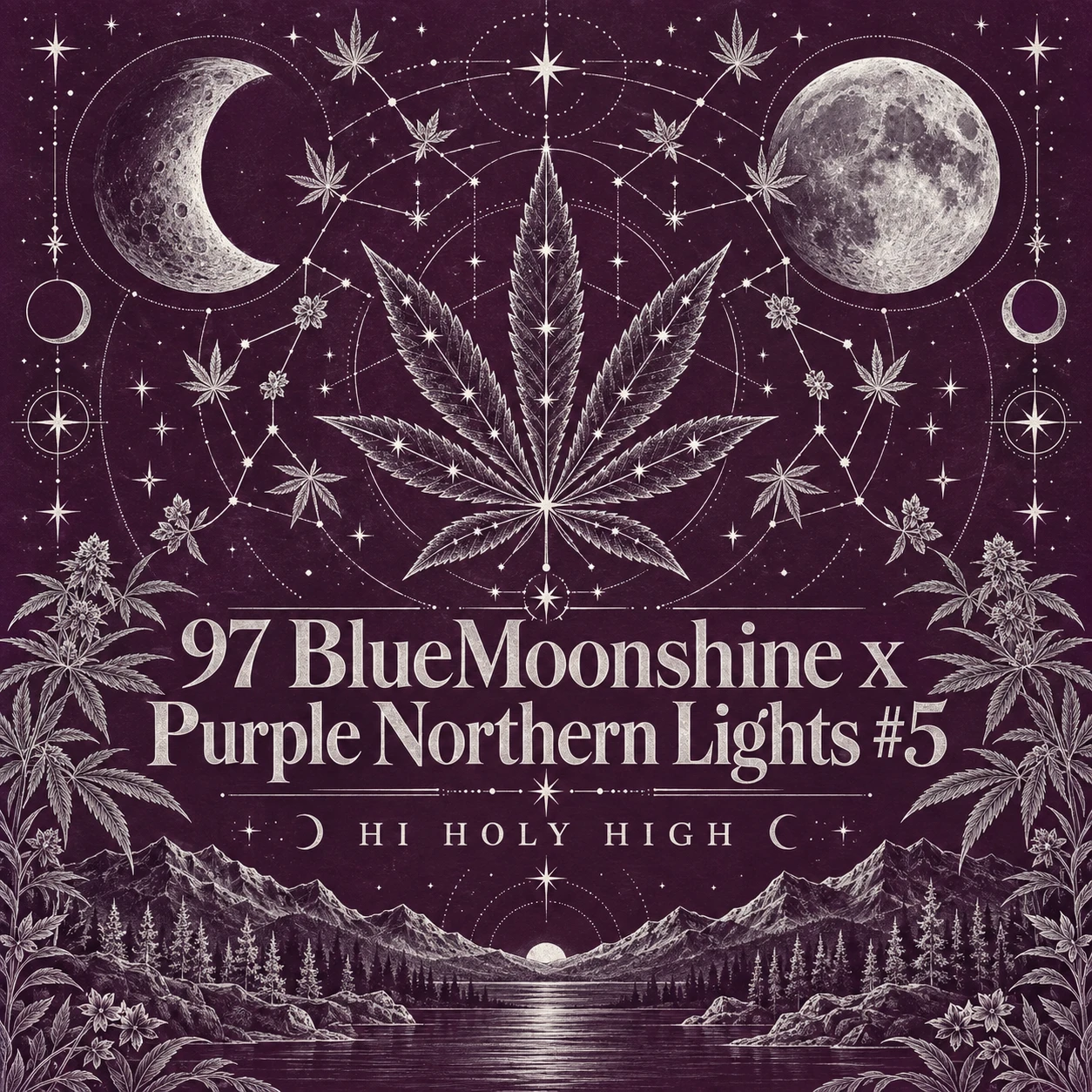 Arte provisional A-S1 · 97 BlueMoonshine x Purple Northern Lights #5
