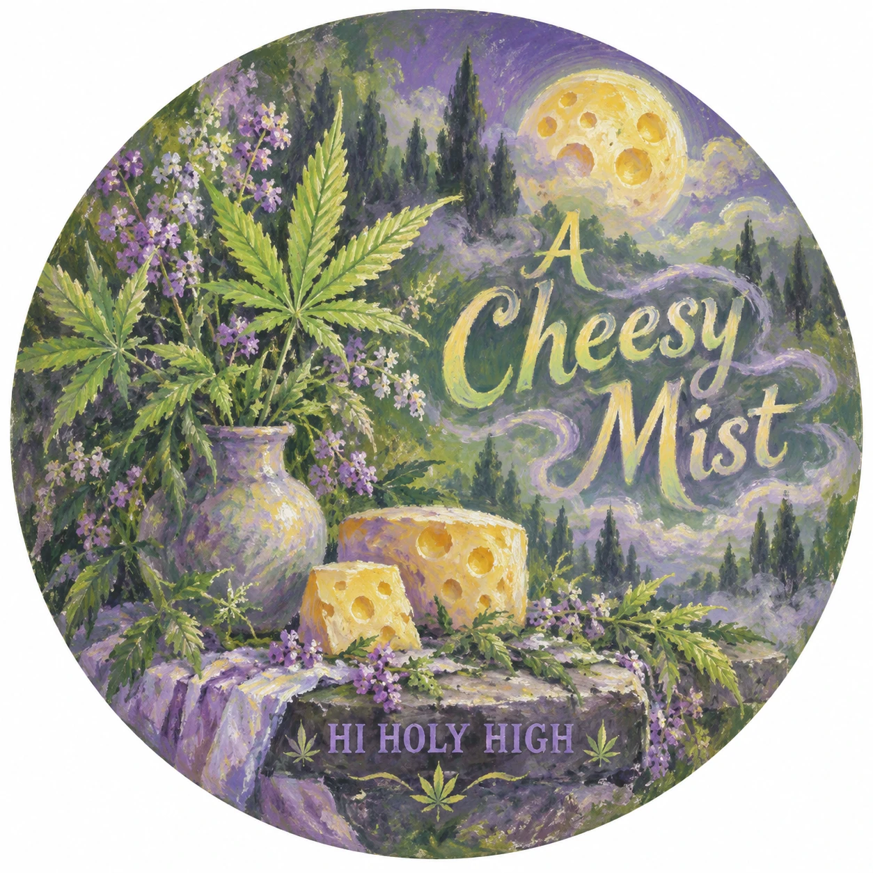 Arte provisional A-R1 · A Cheesy Mist