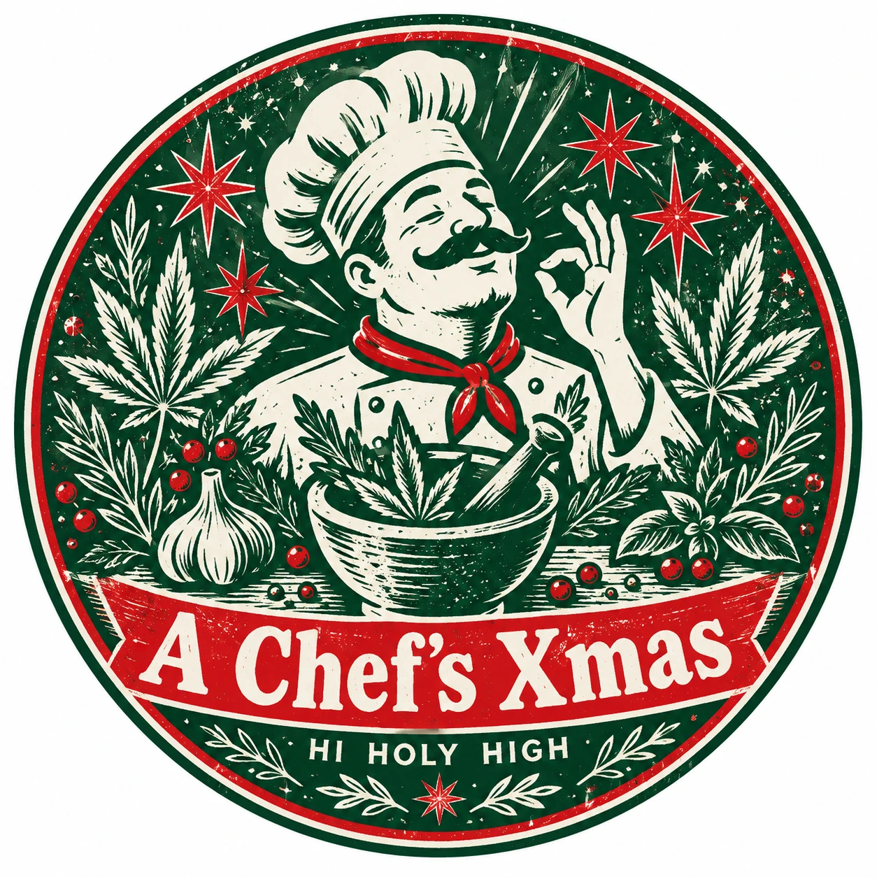 Arte provisional A-R1 · A Chef's Xmas