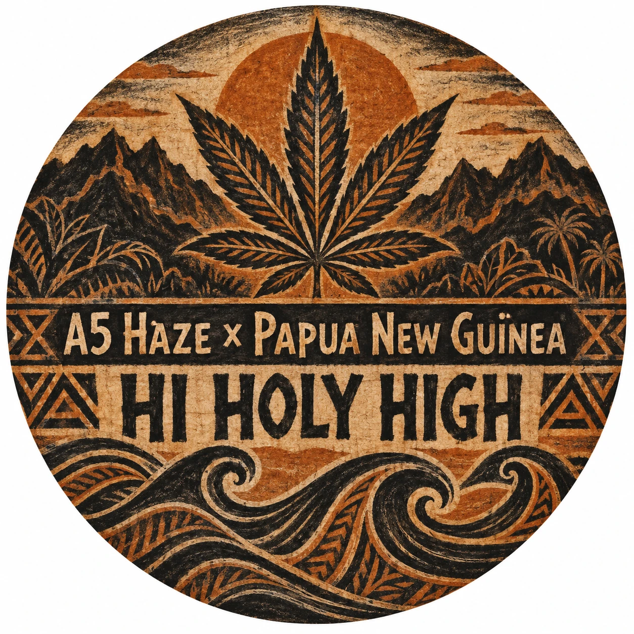 Arte provisional A-R1 · A5 Haze x Papua New Guinea