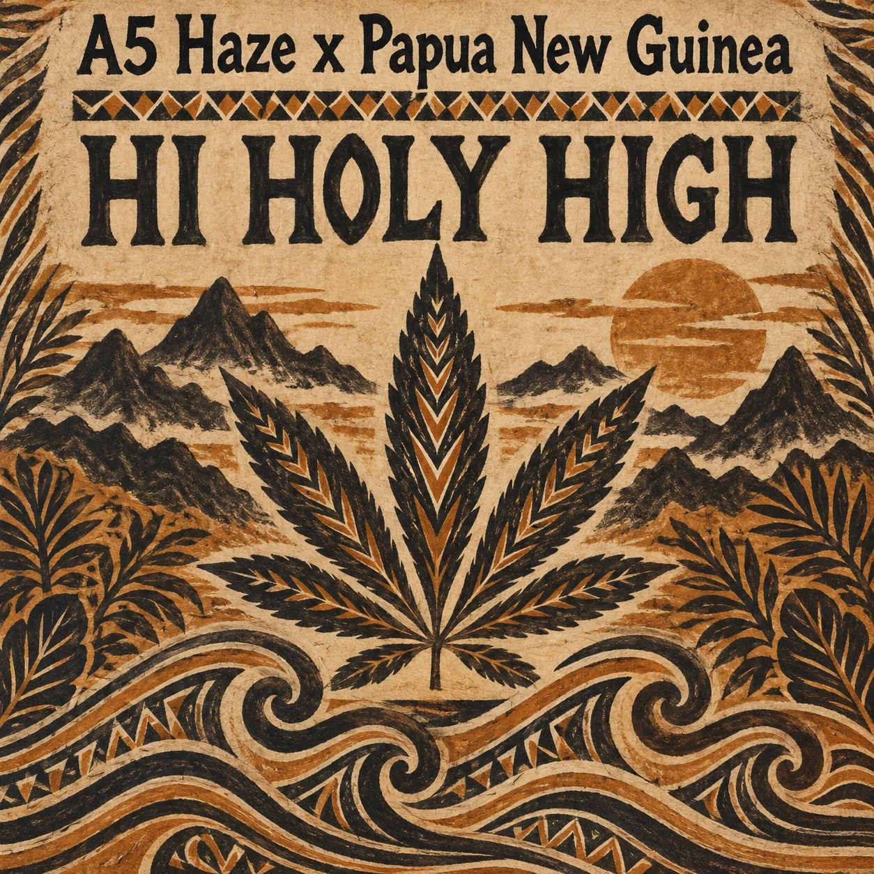 Arte provisional A-S1 · A5 Haze x Papua New Guinea
