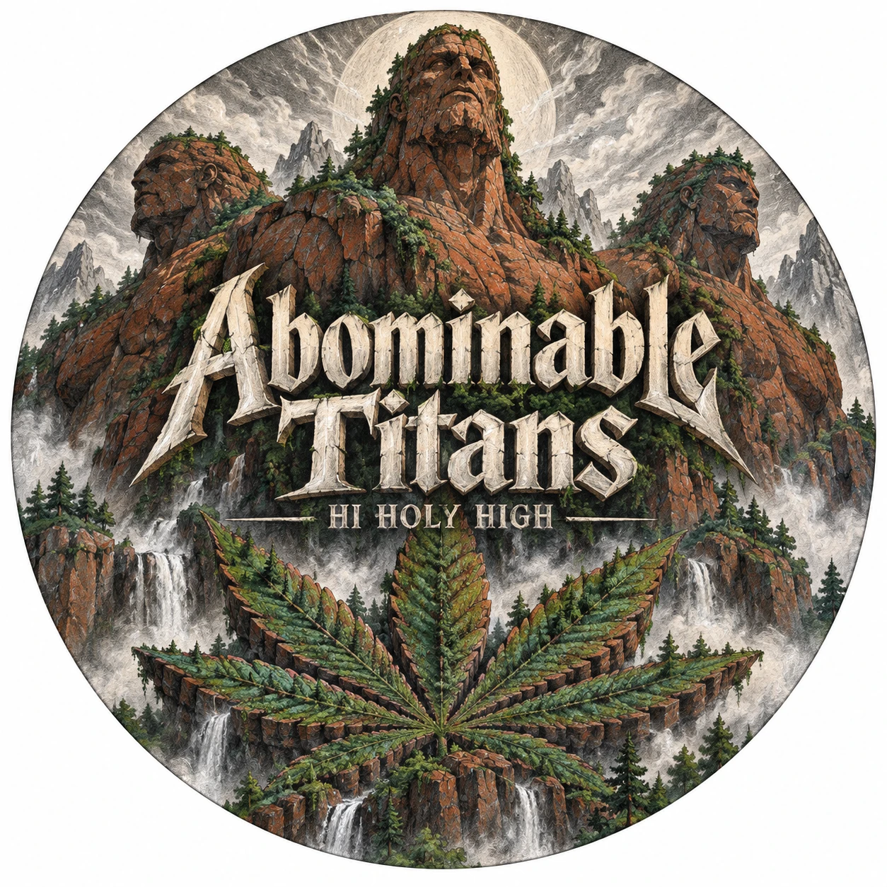 Arte provisional A-R1 · Abominable Titans