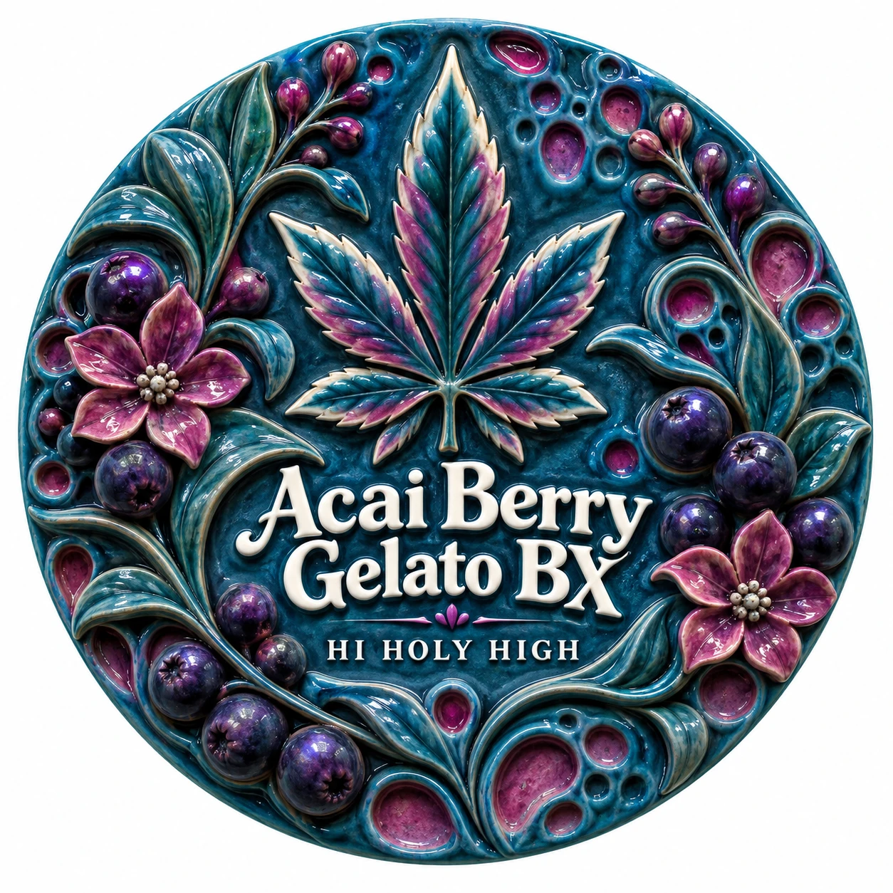 Arte provisional A-R1 · Acai Berry Gelato BX