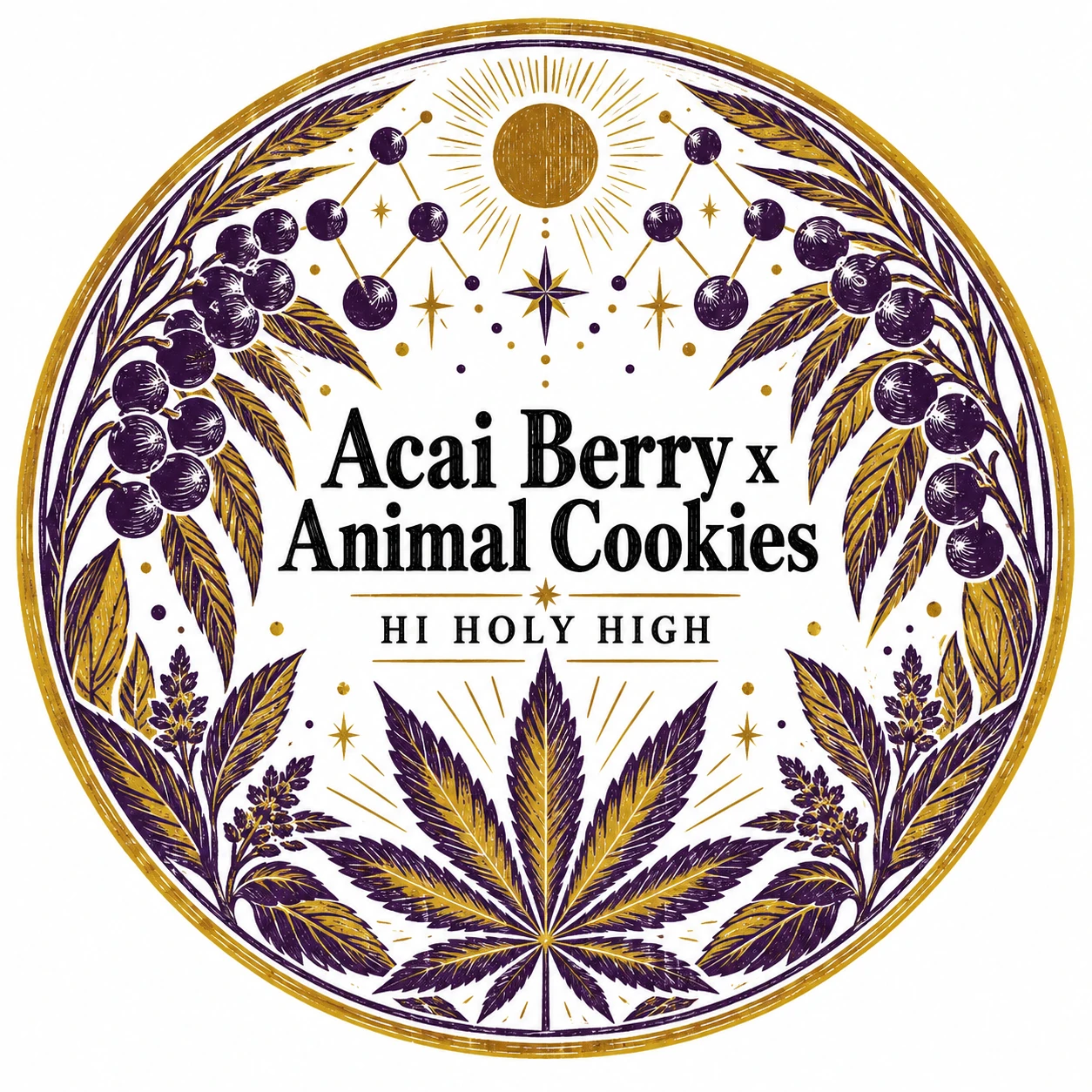 Arte provisional A-R1 · Acai Berry x Animal Cookies