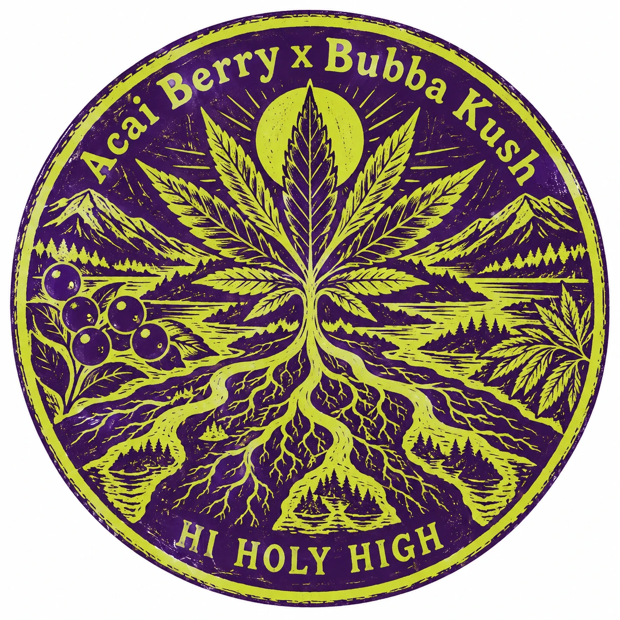 Vorläufiger Entwurf A-R1 · Acai Berry x Bubba Kush