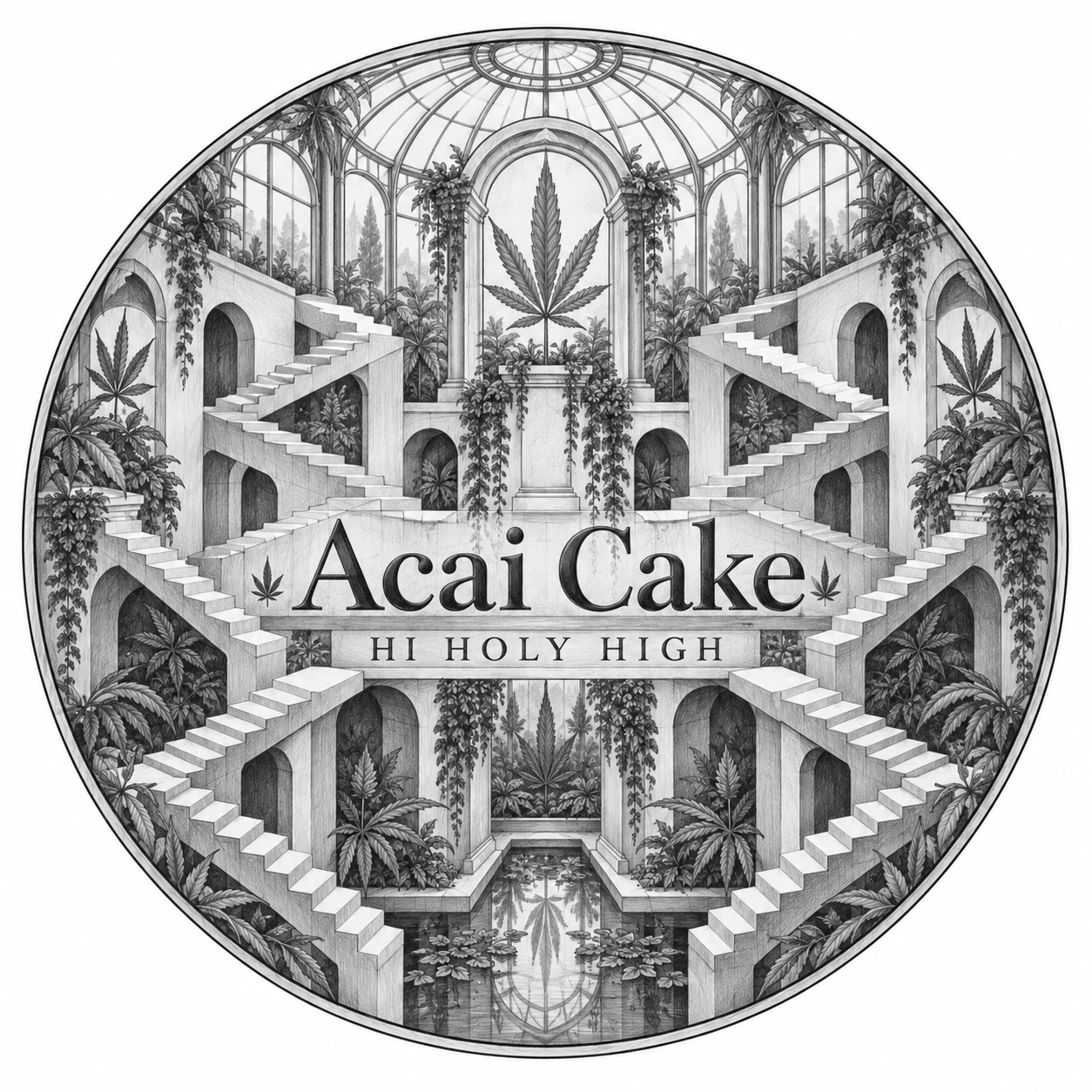 Arte provisional A-R1 · Acai Cake