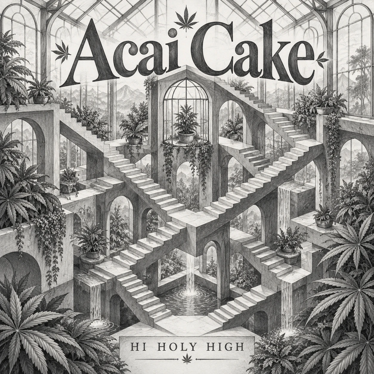 Arte provisional A-S1 · Acai Cake
