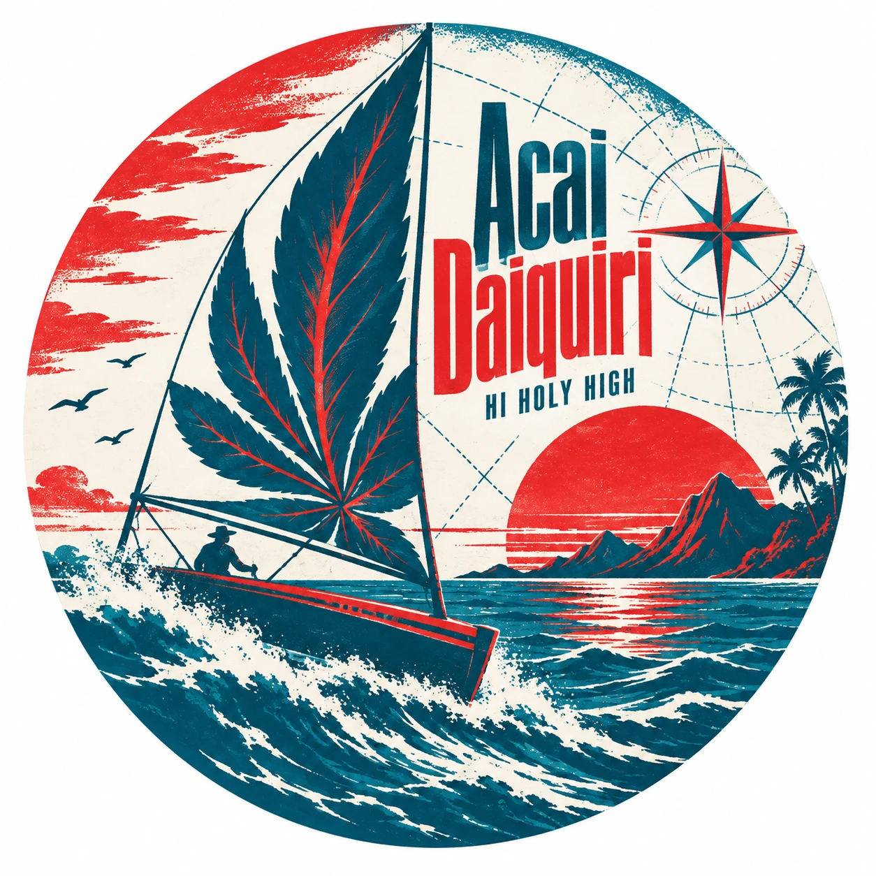 Arte provisional A-R1 · Acai Daiquiri