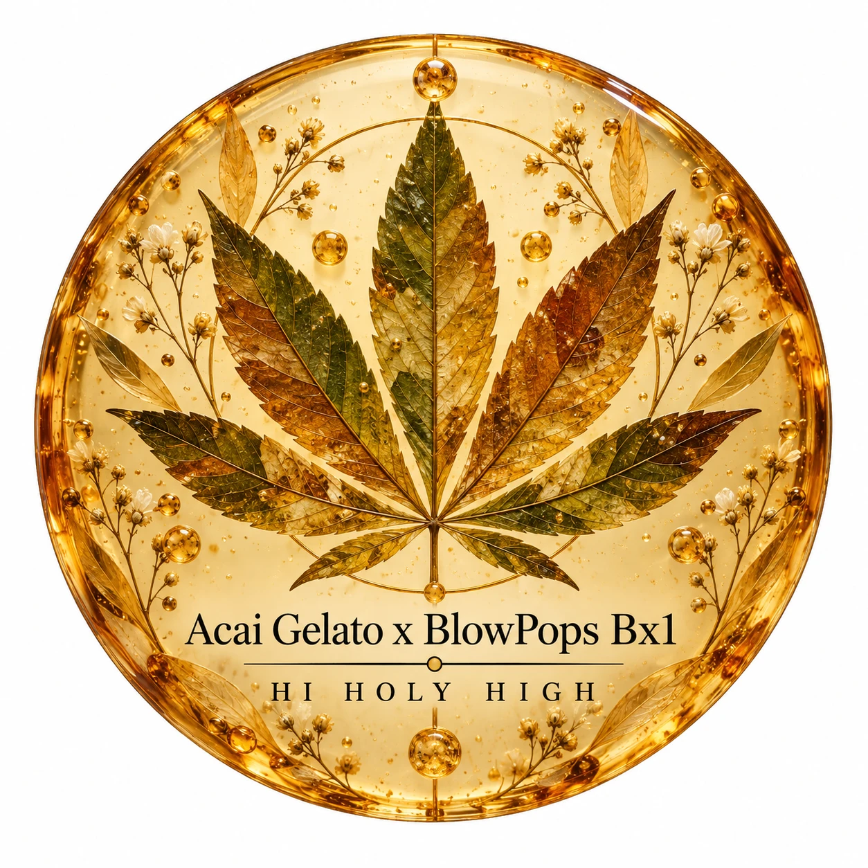 Arte provisional A-R1 · Acai Gelato x BlowPops Bx1