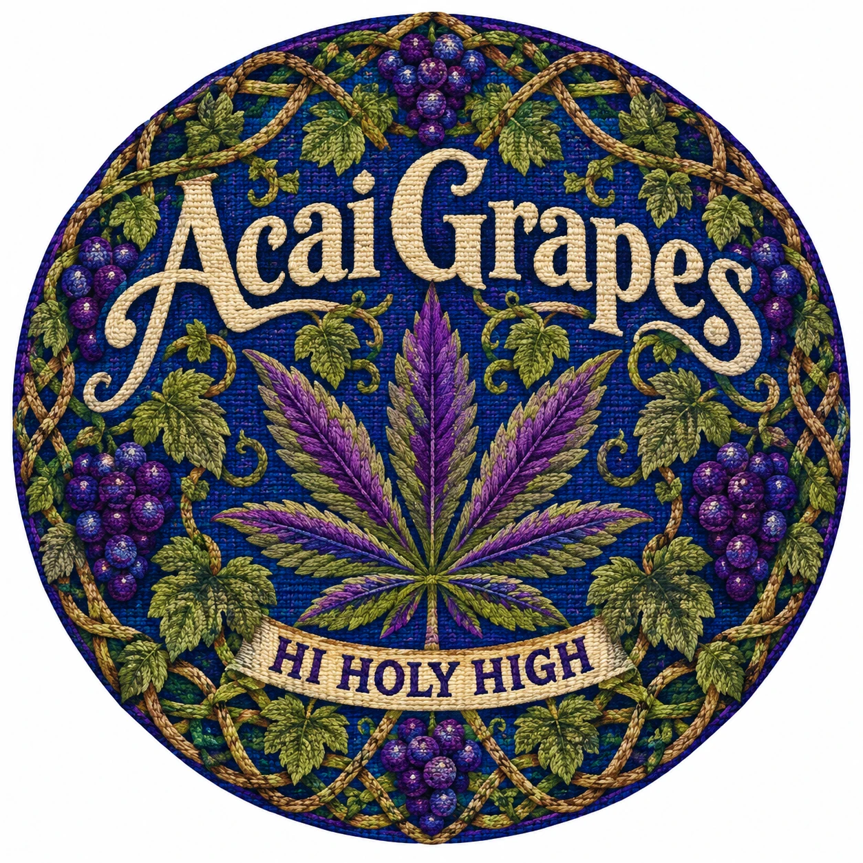 Arte provisional A-R1 · Acai Grapes
