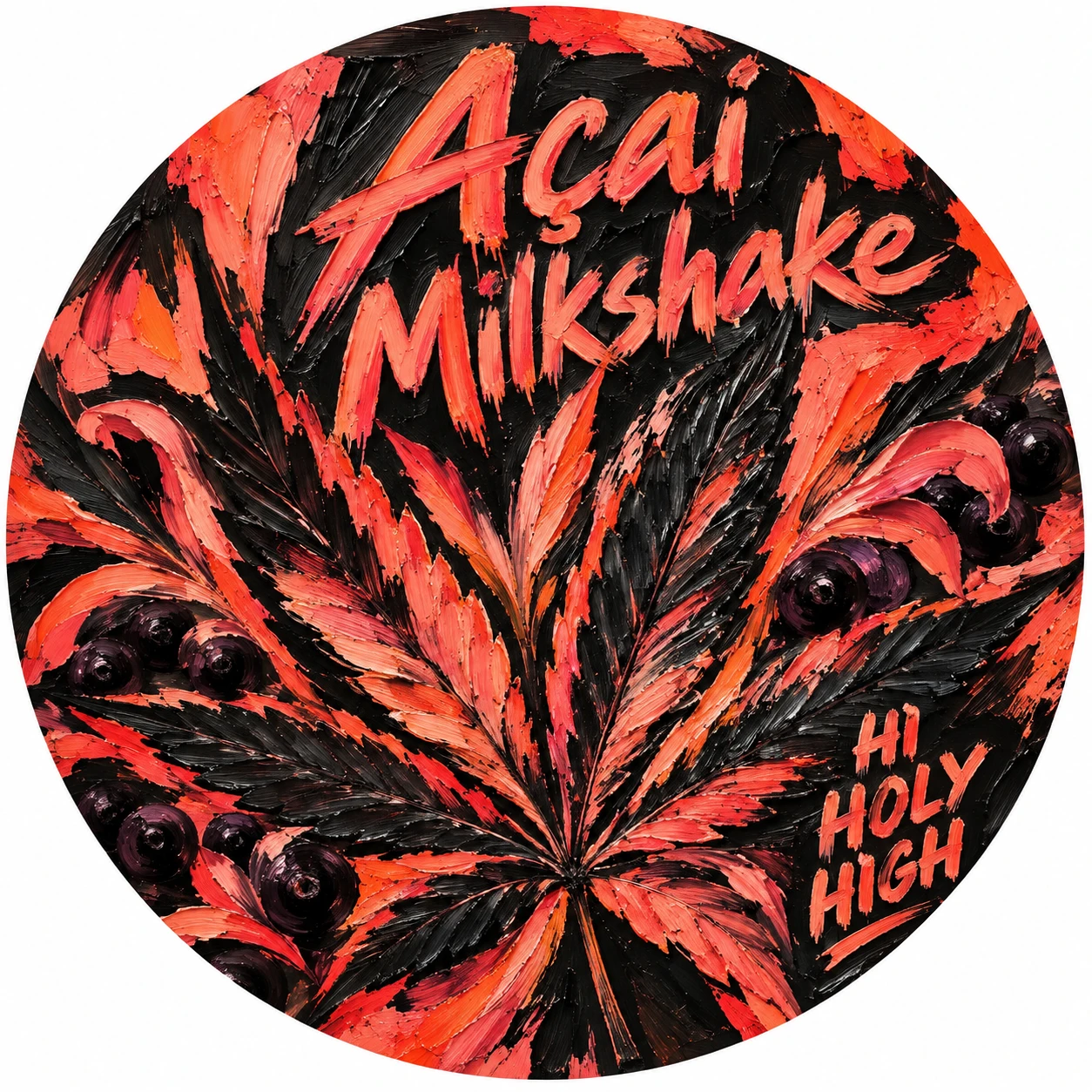 Arte provisional A-R1 · Açaí Milkshake