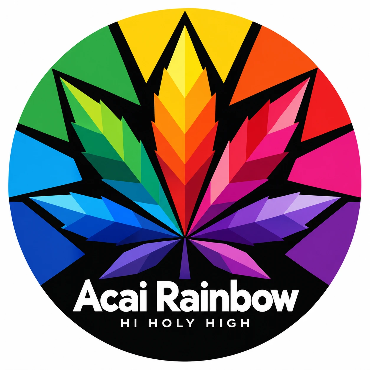 Arte provisional A-R1 · Acai Rainbow
