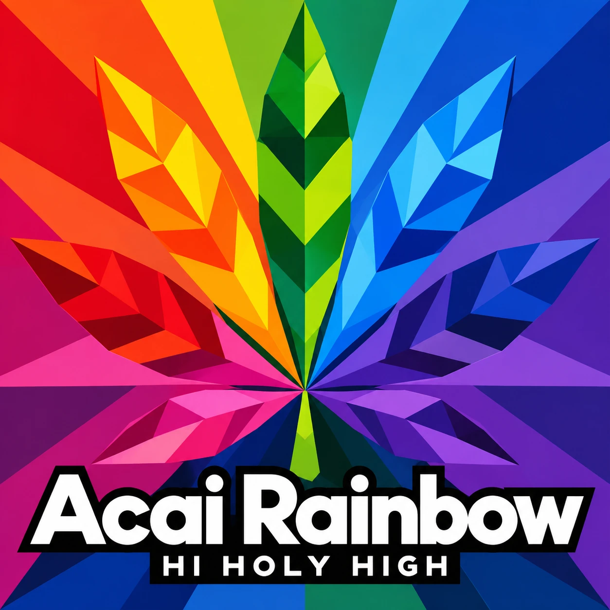 Arte provisional A-S1 · Acai Rainbow