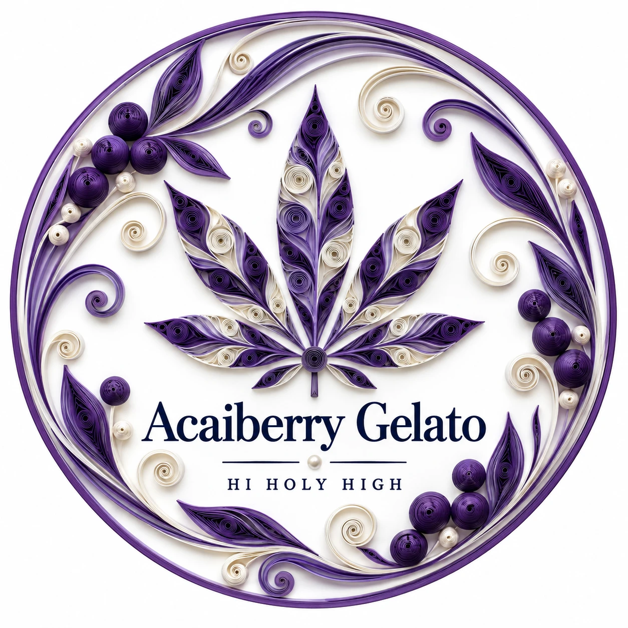 Arte provisional A-R1 · Acaiberry Gelato