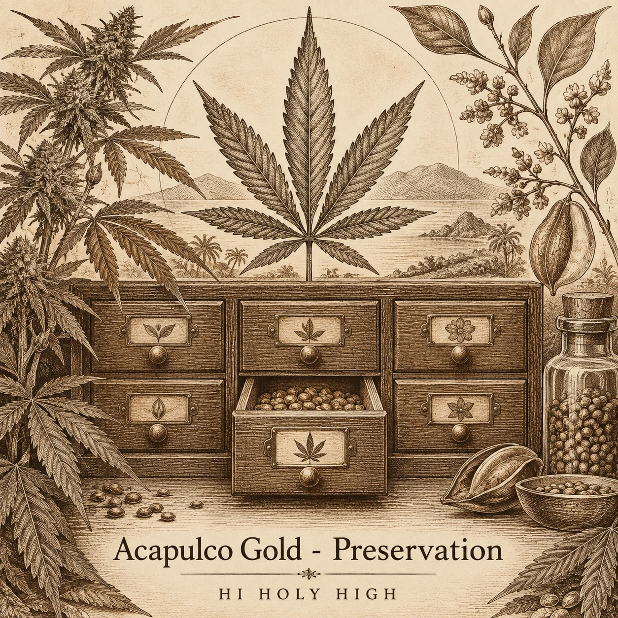 Arte provisional A-S1 · Acapulco Gold - Preservation