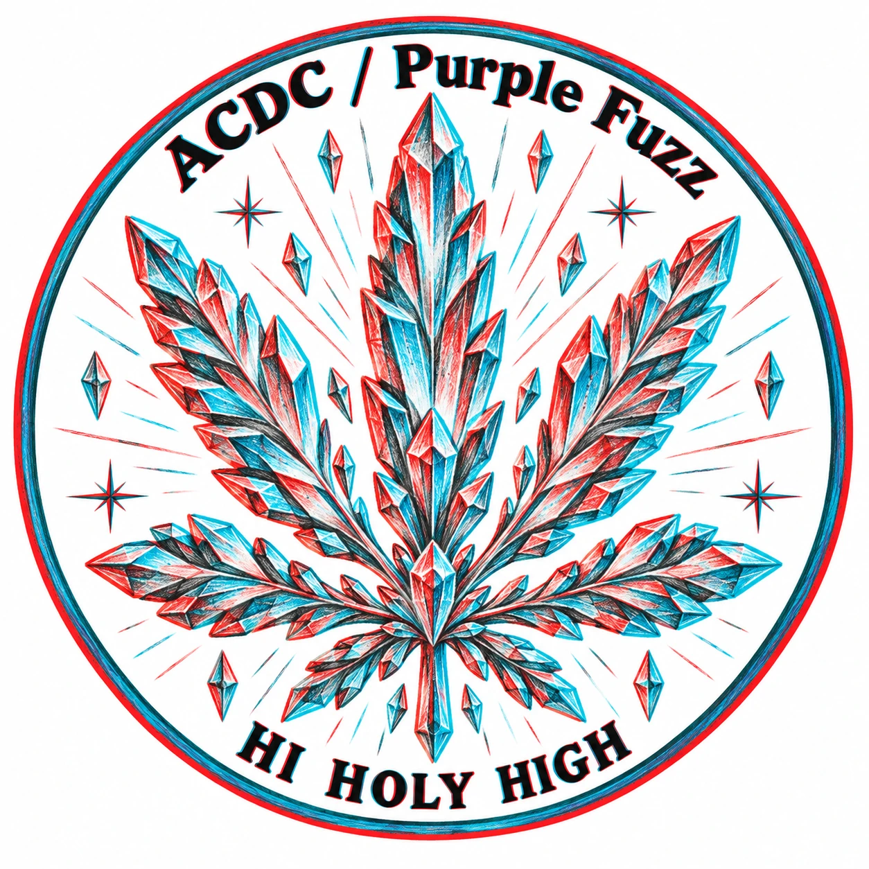 Arte provisional A-R1 · ACDC / Purple Fuzz