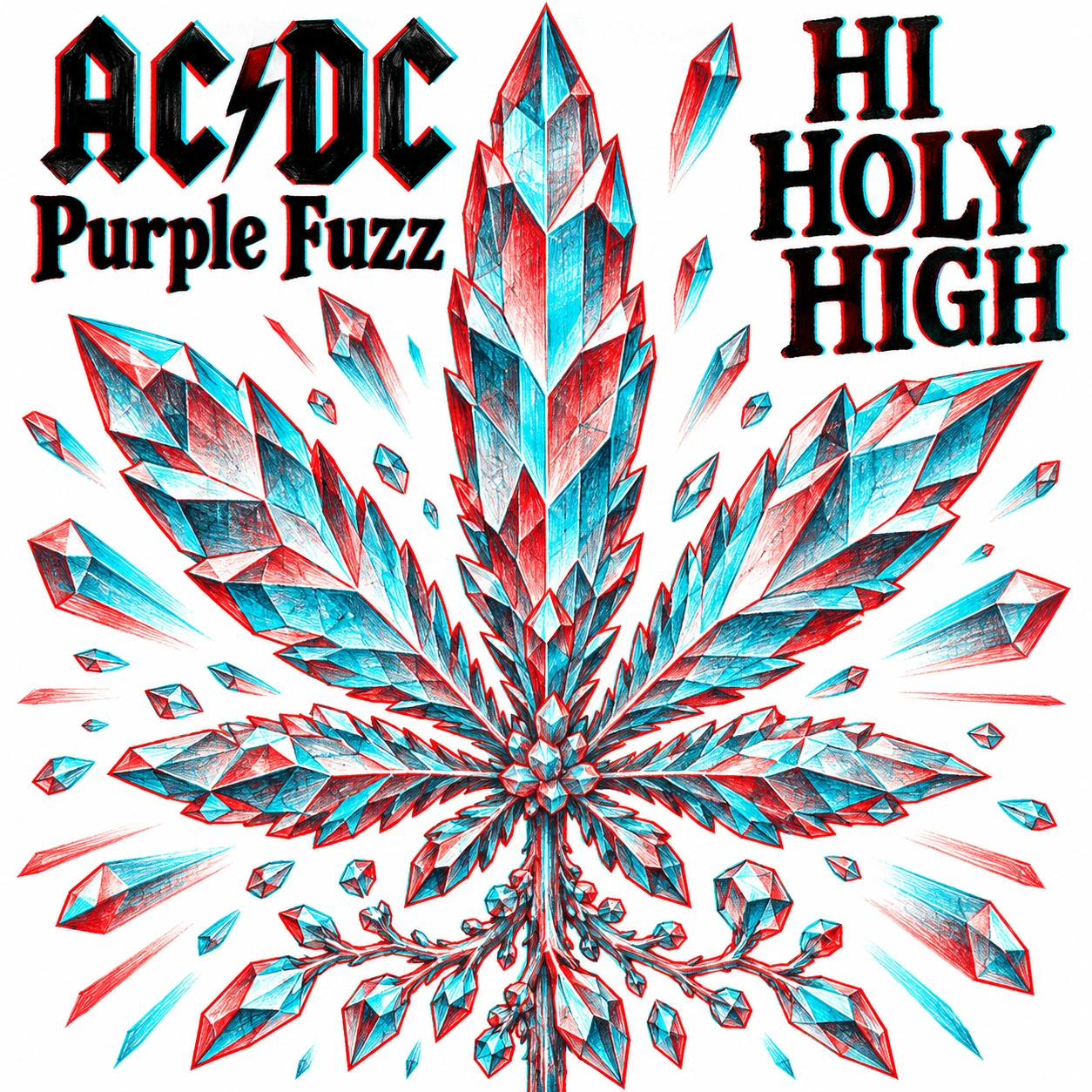 Arte provisional A-S1 · ACDC / Purple Fuzz