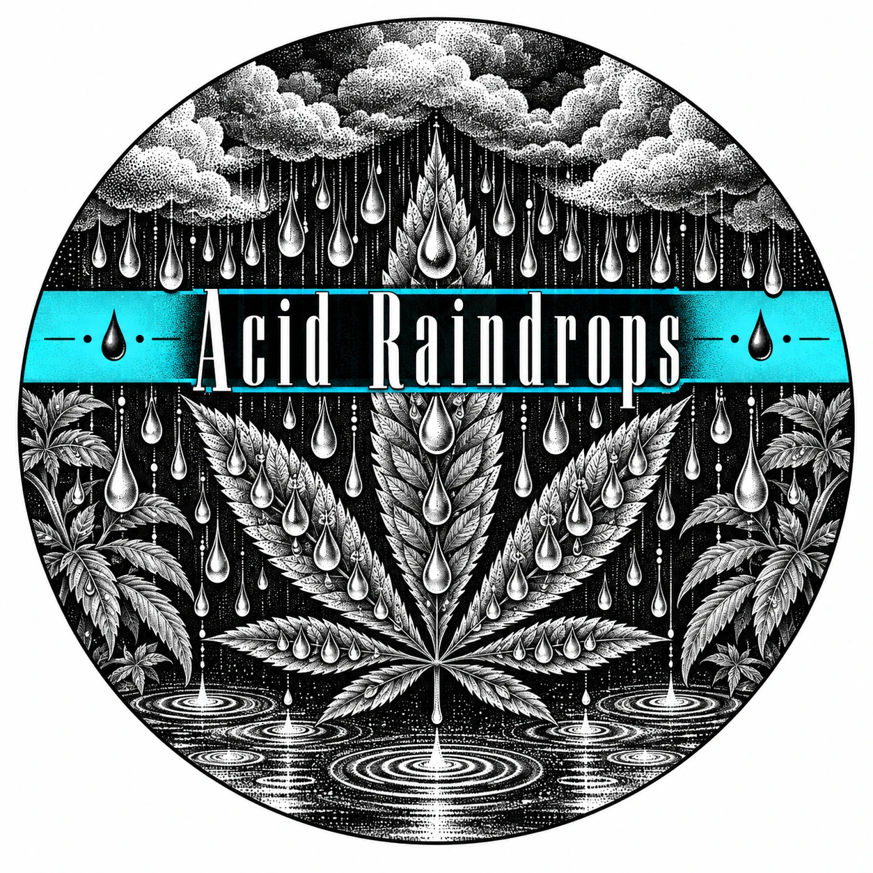 Arte provisional A-R1 · Acid Raindrops